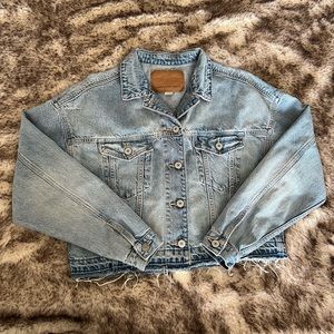 American Eagle Distressed denim jacket